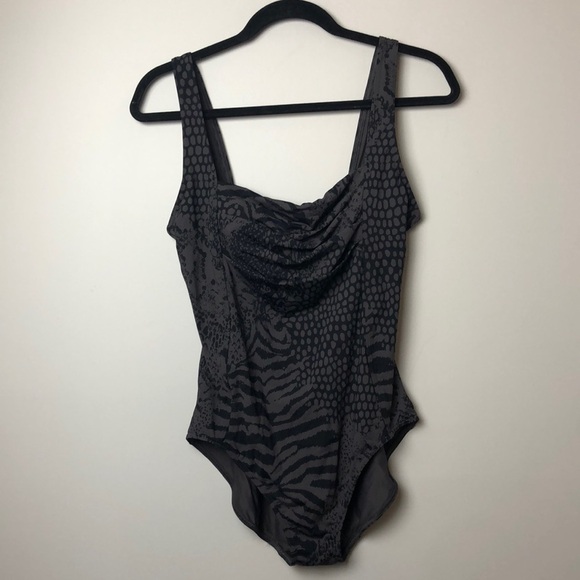 Calvin Klein print swimsuit - Picture 1 of 9